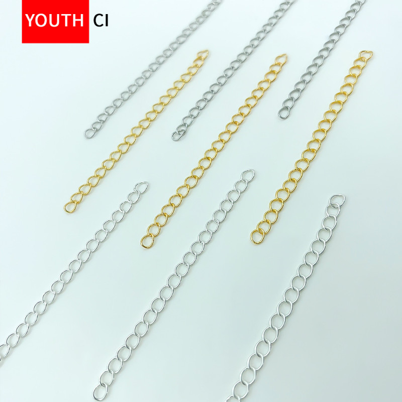 5cm Extension Chain Bracelet Tail Color-preserving Electroplated Gold Diy Jewelry