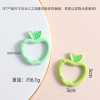 New Apple-shaped Spring Buckle, Colorful, Cute and Versatile Keychain, Mobile Phone