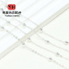 14k Gold-filled Color-preserving 3.5mm Round Bead Chain Clip O-shaped Necklace Bracelet