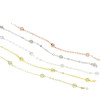 14k Gold-filled Color-preserving 3.5mm Round Bead Chain Clip O-shaped Necklace Bracelet