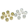 Strong Color Retention 14k Gold-filled Micro-paved Zircon Passepartout Small Waist Barrel