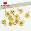 18k Gold-filled Color-preserving Flower Bud Buckle, Beaded Bracelet Necklace, Link Head
