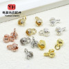 18k Gold-filled Color-preserving Flower Bud Buckle, Beaded Bracelet Necklace, Link Head