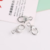 Striped Love Lobster Clasp Hardware Bag Accessories Diy Bracelet Necklace Closing Buckle