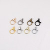 35mm Metal Large Lobster Buckle Luggage Spring Connecting Accessories Diy Key Chain