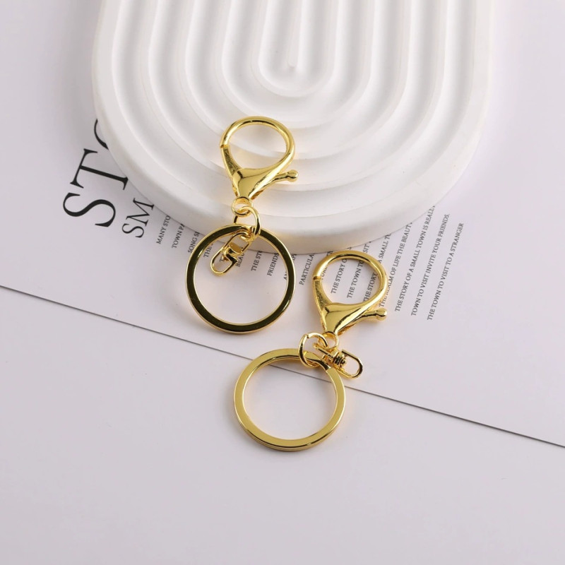 Multicolor Keychain 8-character Lobster Clasp Three-piece Set Diy Jewelry Accessories Bag