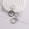 Multicolor Keychain 8-character Lobster Clasp Three-piece Set Diy Jewelry Accessories Bag