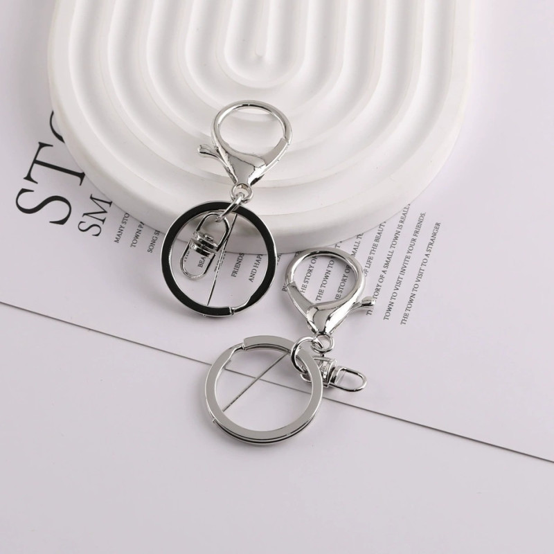 Multicolor Keychain 8-character Lobster Clasp Three-piece Set Diy Jewelry Accessories Bag