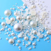 3-20mm Flat Bottom Semicircle Patch Abs Imitation Pearl Diy Nail Art Jewelry Accessories
