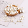 3-20mm Flat Bottom Semicircle Patch Abs Imitation Pearl Diy Nail Art Jewelry Accessories
