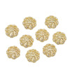 14k Gold-filled Jewelry Color-preserving Flower Tray Inlaid with Zircon Bracelet Hat