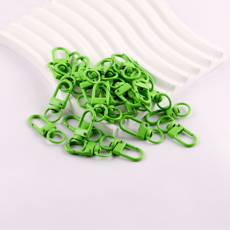 33mm Painted Color U-shaped Metal Door Buckle Keychain Diy Jewelry Accessories Decorative
