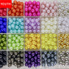 3-12mm High-gloss Abs Imitation Pearl Jewelry Beige White Diy Material Beads Loose