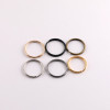 15mm-30mm Multi-color Double Ring Key Chain Bag Connecting Jewelry Accessories Material