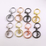Metal 8-character Round Dragon Buckle Lobster Three-piece Set Four-section Chain Diy