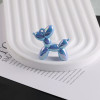 Balloon Dog Pendant Acrylic with Hanging Holes Beading Diy Keychain Bag Diy Doll Toy