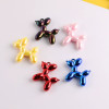 Balloon Dog Pendant Acrylic with Hanging Holes Beading Diy Keychain Bag Diy Doll Toy