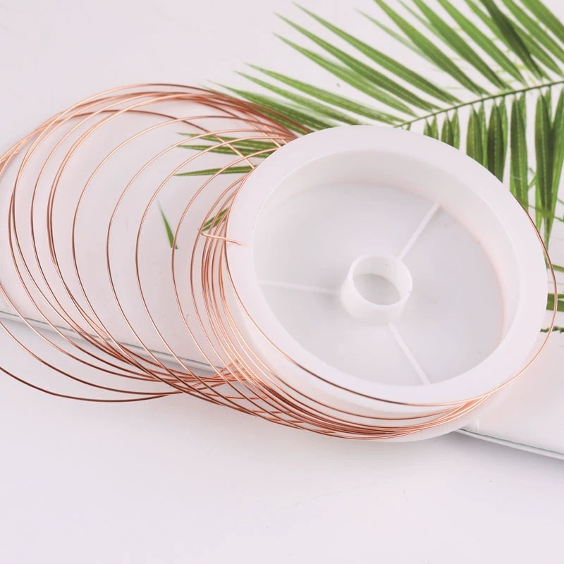 0.2-1.0mm Copper Wire Jewelry Diy Beading Tool Accessories Winding Bead Lead Material