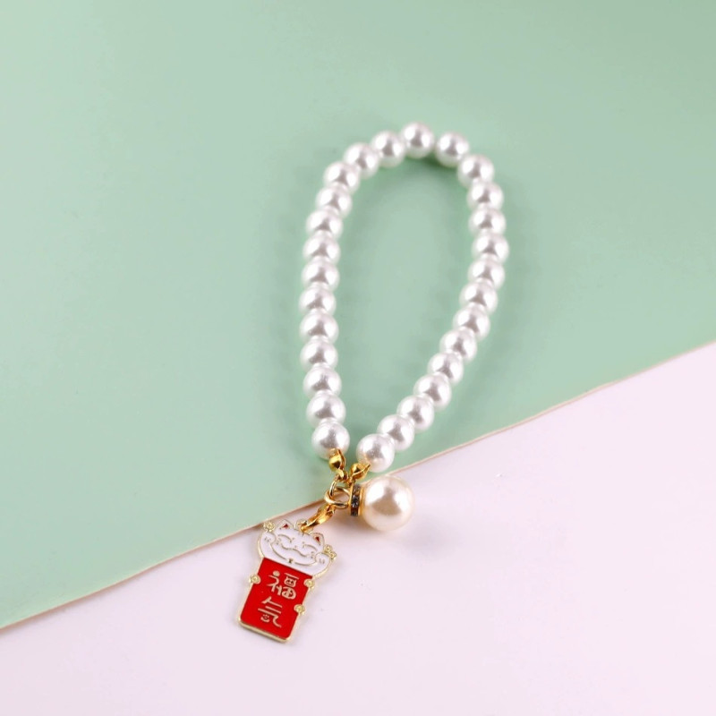 Diy Imitation Pearl Hand Chain Handmade Beaded Bag Mobile Phone Case Candy Box Hanging