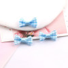 Literary Retro Small Square Fabric Mini Bow Diy Plush Toy Headband Jewelry Accessories