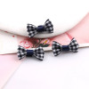 Literary Retro Small Square Fabric Mini Bow Diy Plush Toy Headband Jewelry Accessories