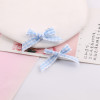 Sweet Colorful Plaid with Lace Bow Diy Handmade Hair Hoop Hairpin Jewelry Accessories