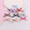 Sweet Colorful Plaid with Lace Bow Diy Handmade Hair Hoop Hairpin Jewelry Accessories