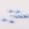 Solid Color Plated Acrylic Love Diy Beads Colorful Heart Loose Bead Necklace Mobile Phone