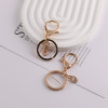 Multicolor Keychain Four-section Chain with Lobster Clasp Three-piece Key Ring Metal Diy