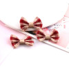 British Style Checkered Fabric Bow Diy Doll Small Bow Tie Clothing Accessories