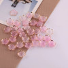 19mm Gold Edge Bronzing Cherry Blossom Petals Diy Beaded Antique Style Hairpin Hair