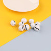 22mm One-word Spray-painted Bell Pendant Small Diy Keychain Accessories Pet Jewelry