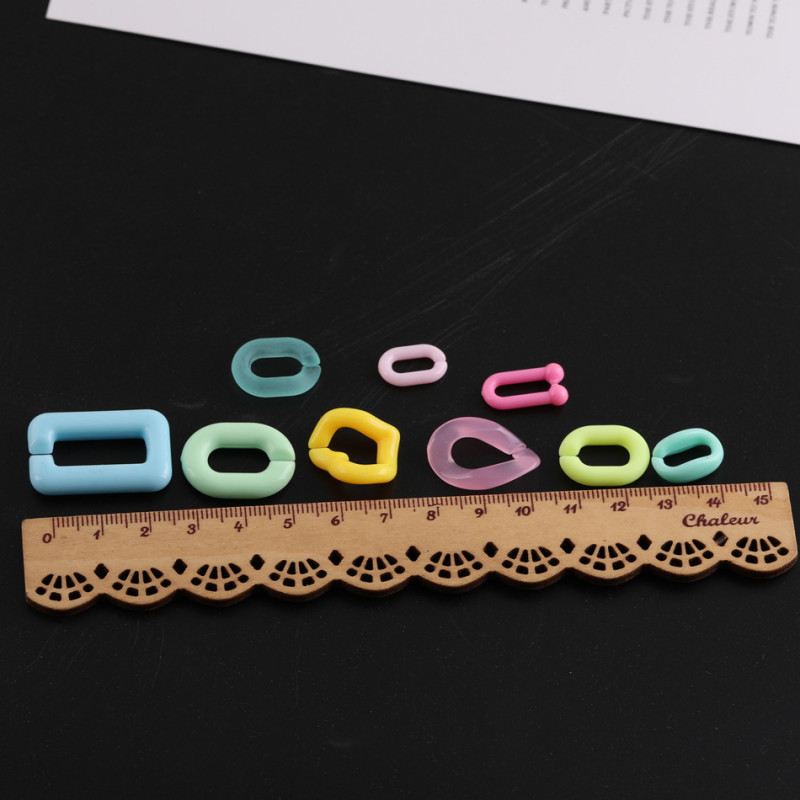 Plastic Chain Buckle Detachable Acrylic Keychain Diy Mobile Phone Bag Jewelry Accessories