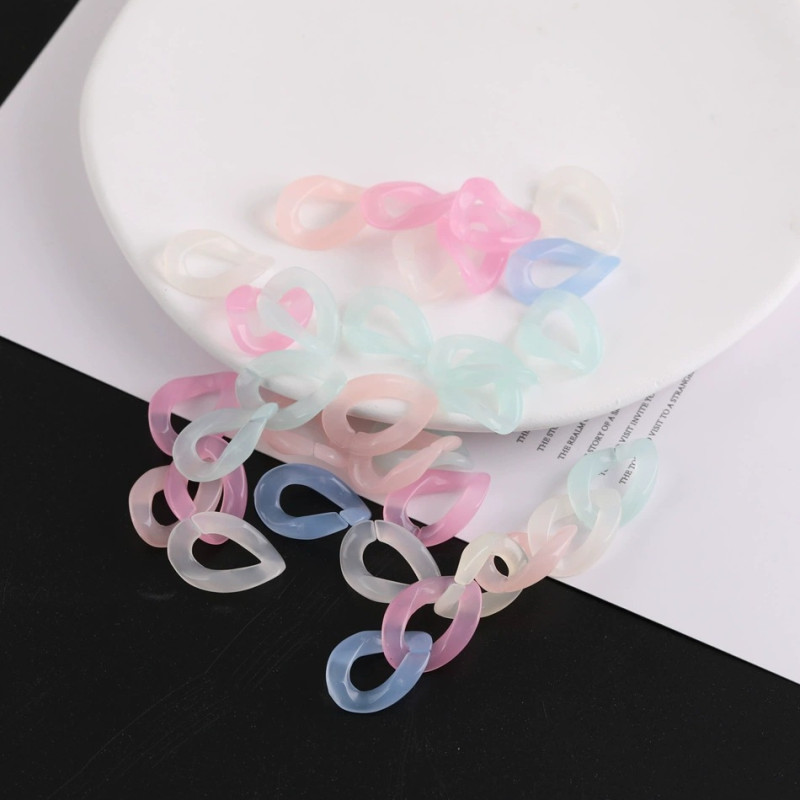 Plastic Chain Buckle Detachable Acrylic Keychain Diy Mobile Phone Bag Jewelry Accessories