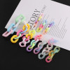 Plastic Chain Buckle Detachable Acrylic Keychain Diy Mobile Phone Bag Jewelry Accessories