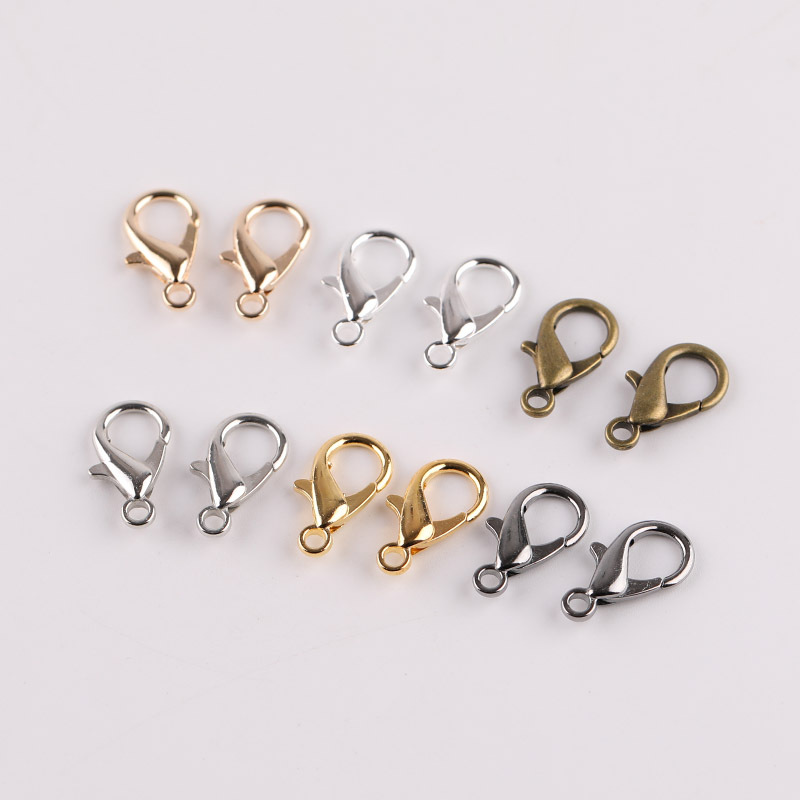 Multi-size Alloy Lobster Clasp Diy Jewelry Accessories Necklace Buckle Bracelet Tail