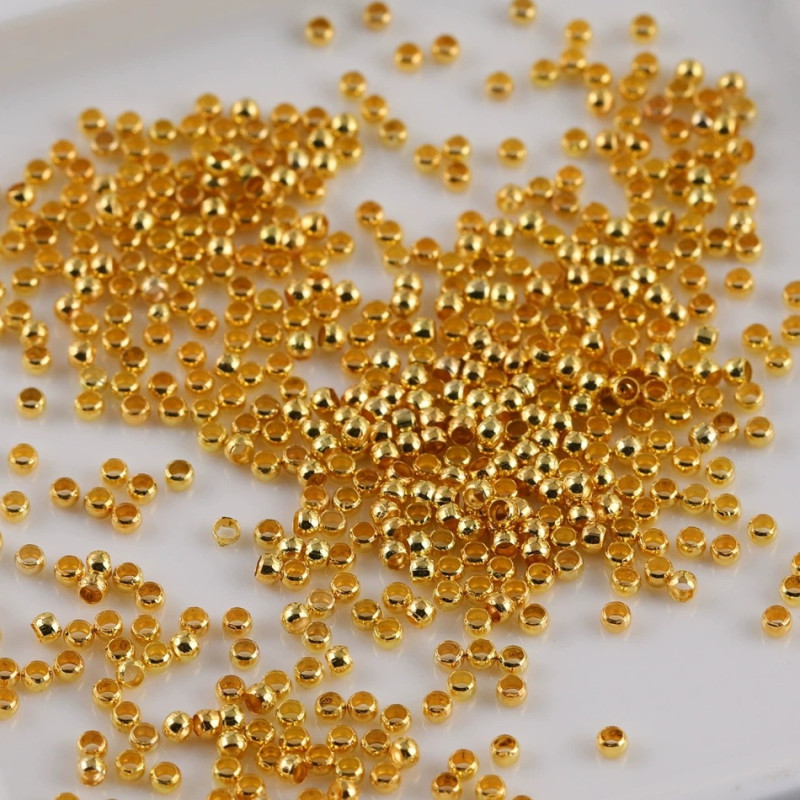 2mm2.5mm3mm Positioning Bead Clip Flat Finishing Button Separated Beads Loose Diy Jewelry