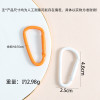 Colorful Paint D-shaped Carabiner Gourd Buckle Jewelry Diy Keychain Accessories Bag Doll