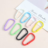 Colorful Paint D-shaped Carabiner Gourd Buckle Jewelry Diy Keychain Accessories Bag Doll