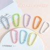 Colorful Paint D-shaped Carabiner Gourd Buckle Jewelry Diy Keychain Accessories Bag Doll