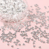 Alloy Broken Silver Loose Beads Separated Wheel Small Square Handmade Diy' Bracelet