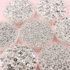 Alloy Broken Silver Loose Beads Separated Wheel Small Square Handmade Diy' Bracelet
