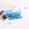 1.2*8mm Metal Painted Color Open Ring Keychain Connecting C Diy Pendant Small Jewelry