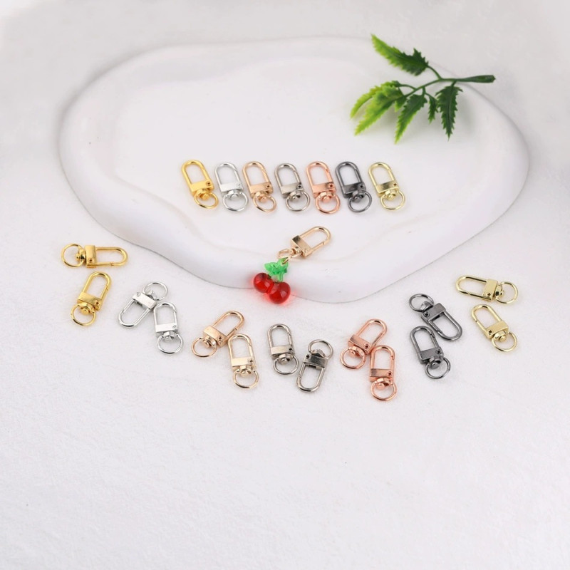33mm Diy Hardware Luggage Accessories Key Ring Connection Buckle Door Metal Jewelry