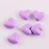 Colorful Acrylic Peach Heart-shaped Straight Hole Beads Diy Handmade Mobile Phone Chain