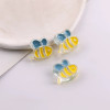 Transparent Acrylic Dripping Oil Bee Beading Material Handmade Diy Hair Rope Accessories