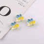 Transparent Acrylic Dripping Oil Bee Beading Material Handmade Diy Hair Rope Accessories
