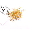 3-14mm Multi-color Metal Closed Hoop Iron Single Necklace Bracelet Handmade Connecting