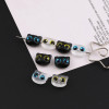 Cartoon Resin Cute Big-eyed Cat Head Diy Beaded Mobile Phone Chain Necklace Horizontal