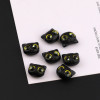 Cartoon Resin Cute Big-eyed Cat Head Diy Beaded Mobile Phone Chain Necklace Horizontal